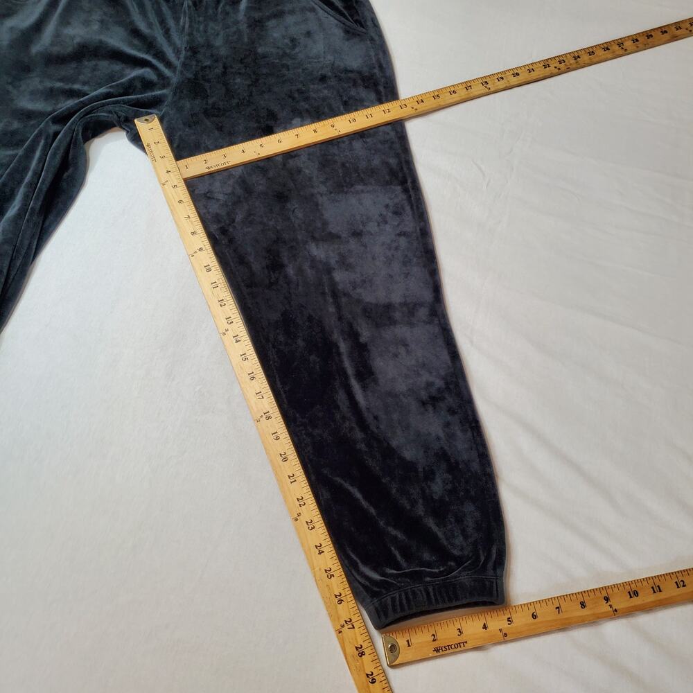 Lilly Pulitzer Women's Size XL 28" Mallie Velour Jogger Pant Black 009183 - Picture 3 of 8